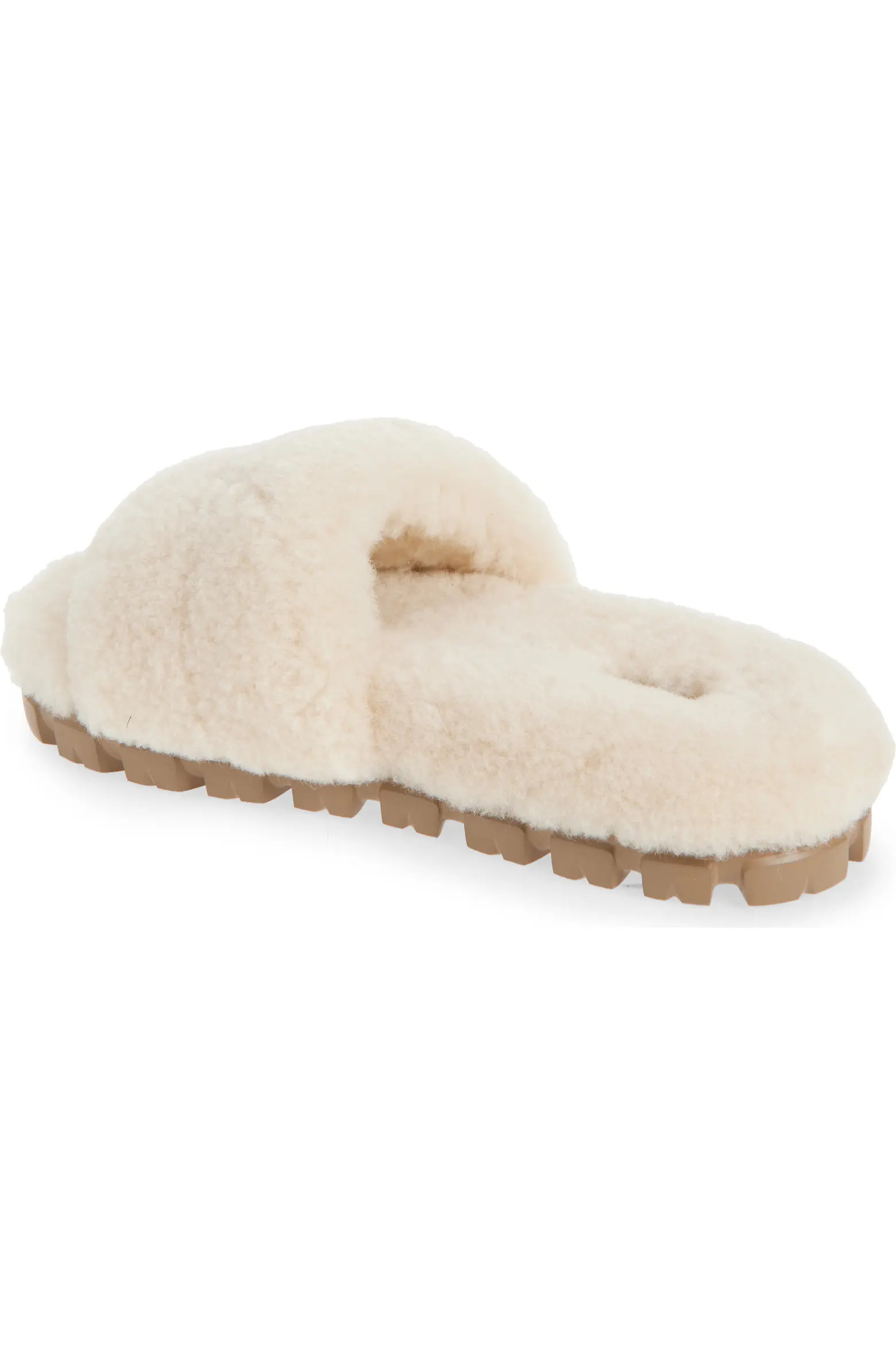 Cozetta Curly Genuine Shearling Slide Slipper (Women) | Nordstrom | Nordstrom