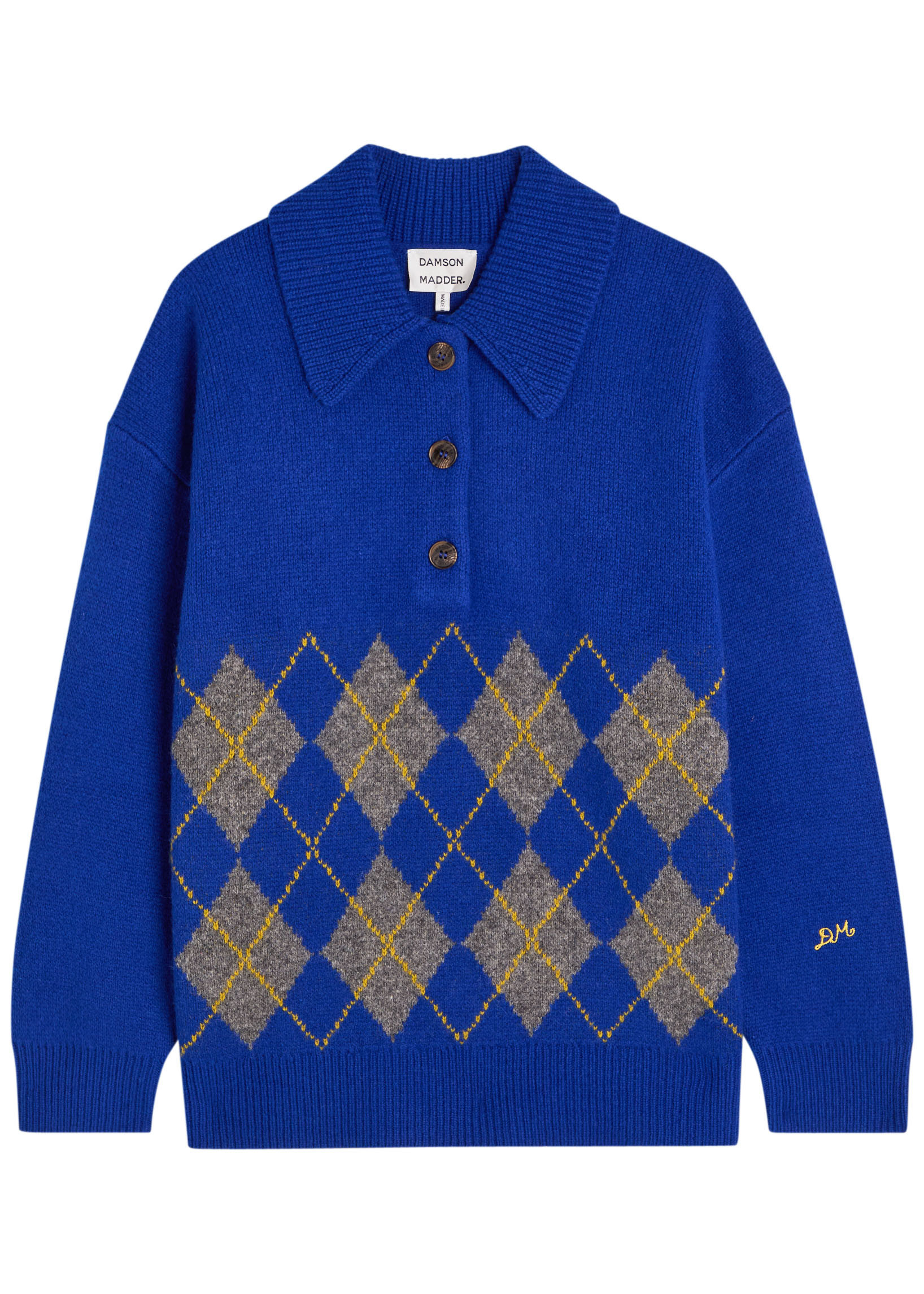 Saskia argyle wool jumper | Harvey Nichols