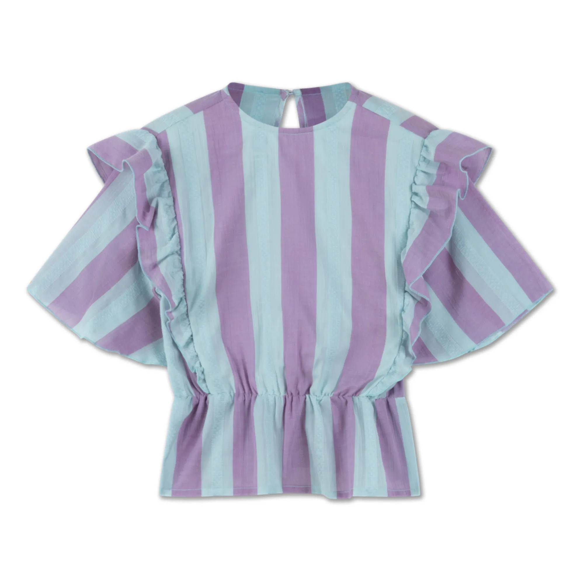 Bluse Volant | Hellblau | Smallable