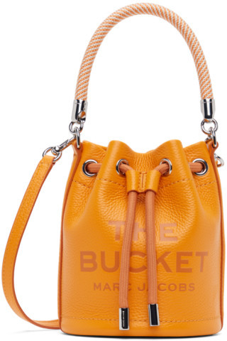 Marc Jacobs - Orange Micro 'The Bucket' Bag | SSENSE
