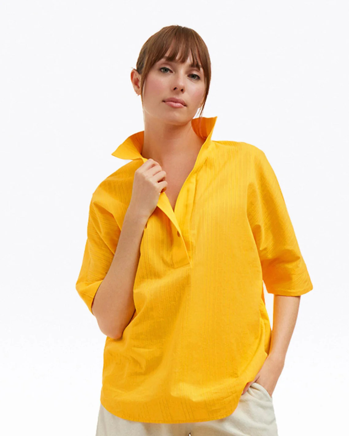 Logan Top in Cotton Dobby | Draper James (US)