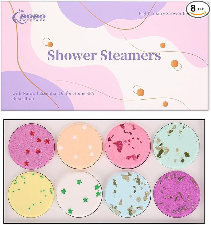 Shower Steamer Aromatherapy for Women Shower Bombs Great Smell with Natural Essential Oil, Perfec... | Amazon (US)