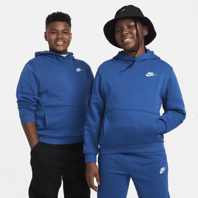 Nike Sportswear Club Fleece Big Kids' Pullover Hoodie (Extended Size). Nike.com | Nike (US)