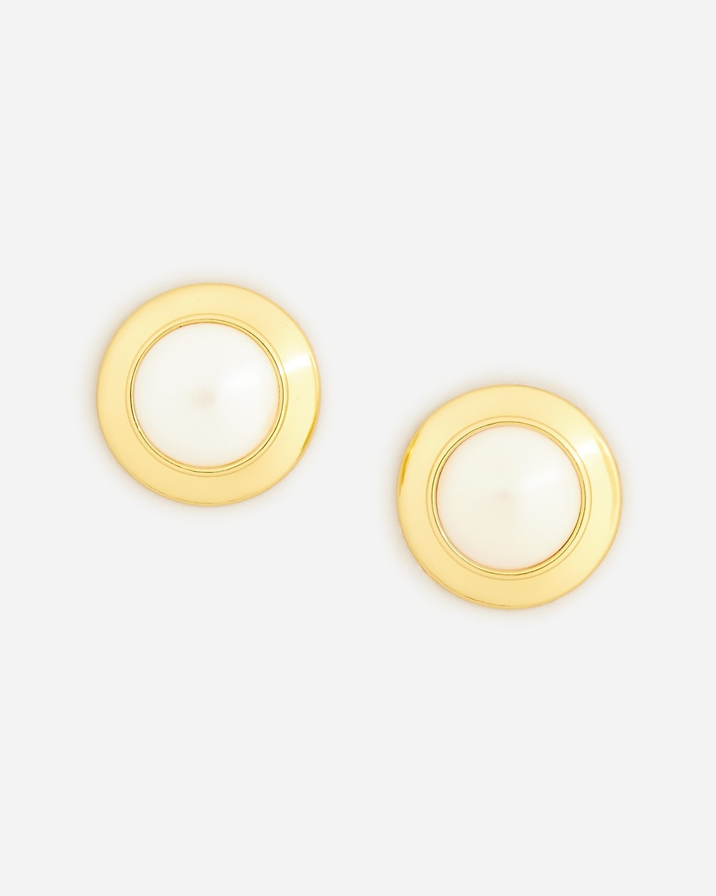 Domed pearl stud earrings | J. Crew US