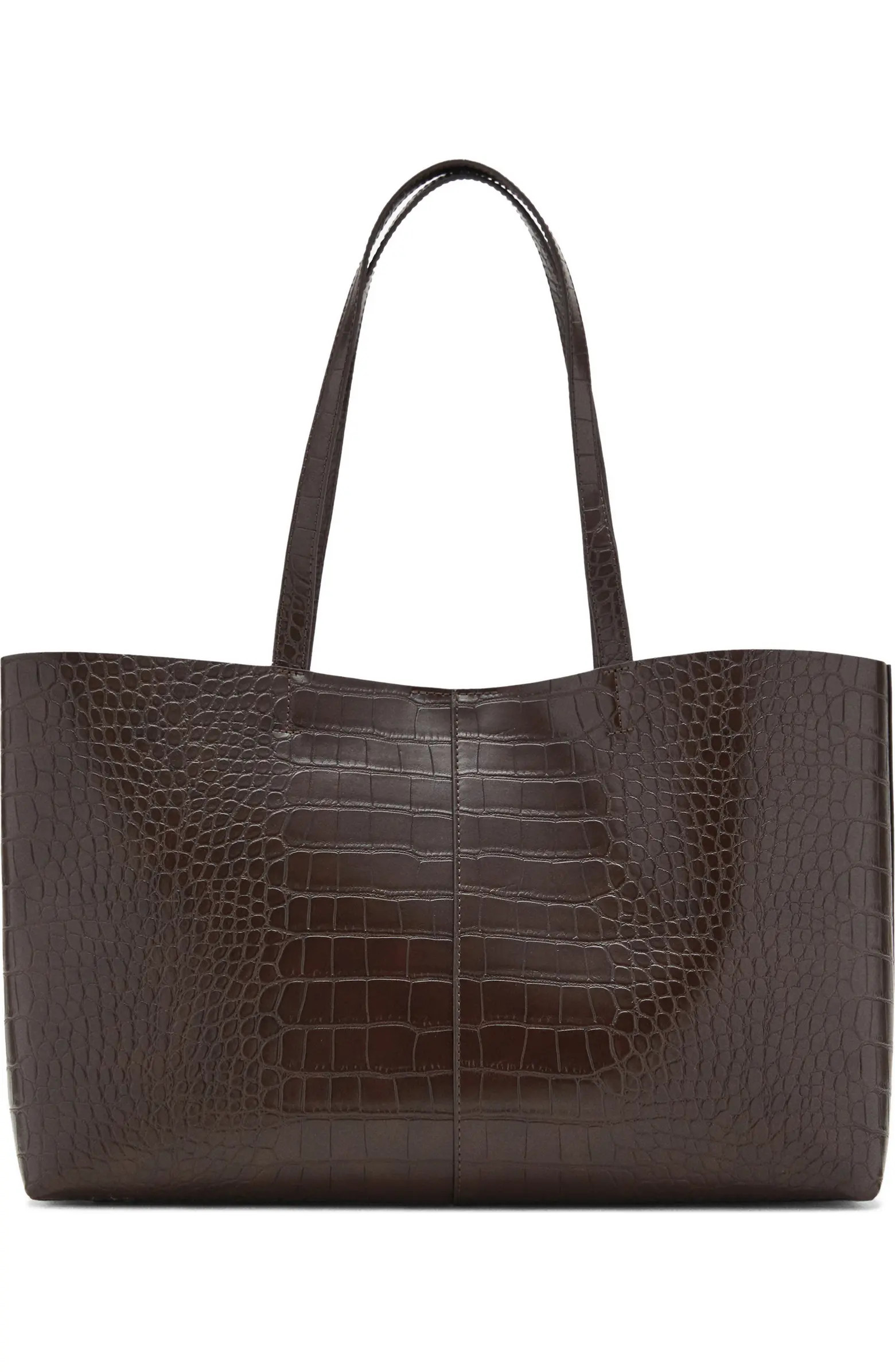 Faux Leather Shopper Tote | Nordstrom