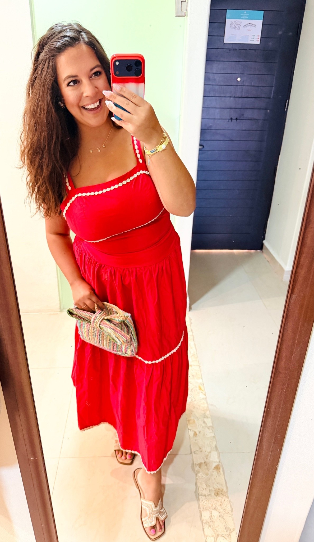 Going to a Spanish restaurant at the resort we are staying at so I thought this red pops with my fresh tab from being at the pool. 

Wearing my typical size large in this 2 piece set. 

I always pack a small bag when I’m at all-inclusives or cruises. You need it more than you think to throw in a few things while walking around. 

This purse from @Chicwish is so light and great for trips!

#LTKootd #LTKTravel #LTKMidsize