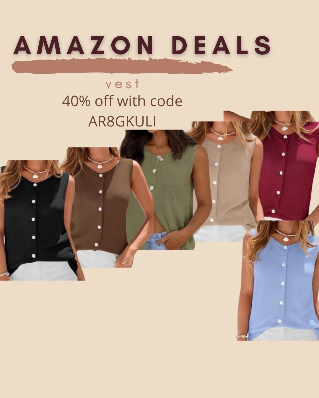 $10 ends 2:9

Amazon fashion
Amazon deals
Vest
Cardigan


#LTKSaleAlert