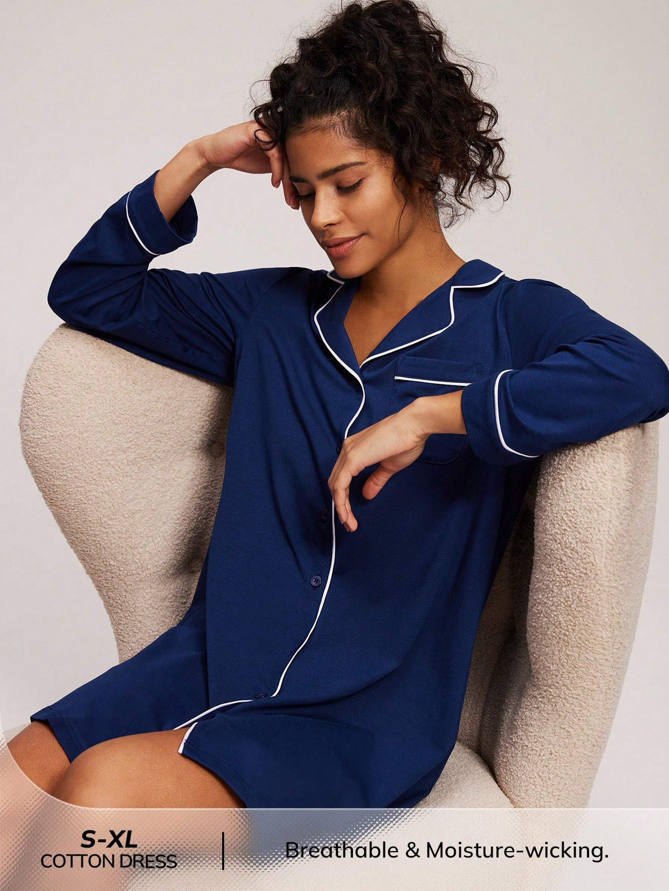 Luvlette Cotton Nightgown | SHEIN
