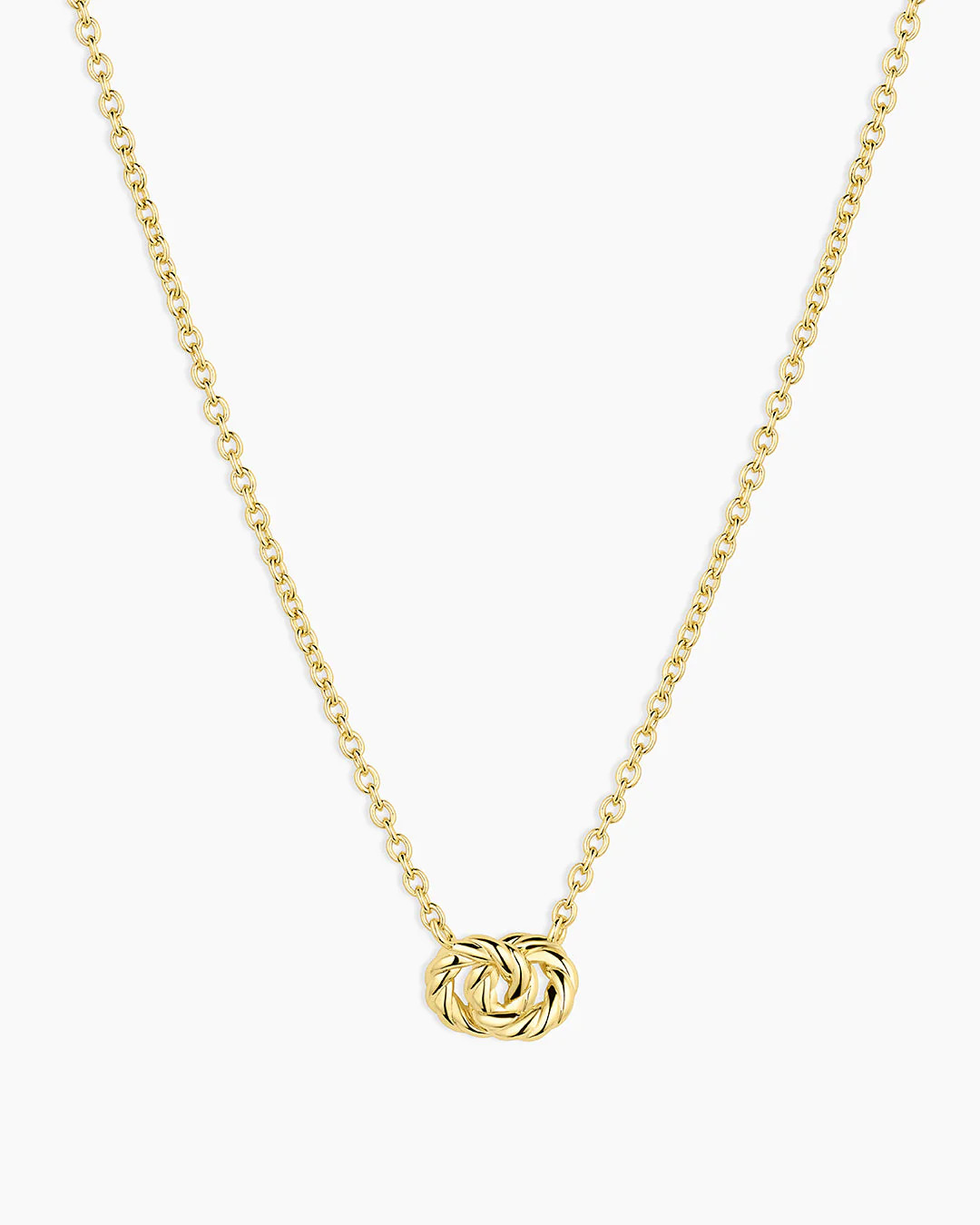 Crew Interlocking Necklace in 18k Gold, Women's by gorjana | Gorjana