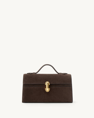 Symmetry Pochette in Suede | Savette