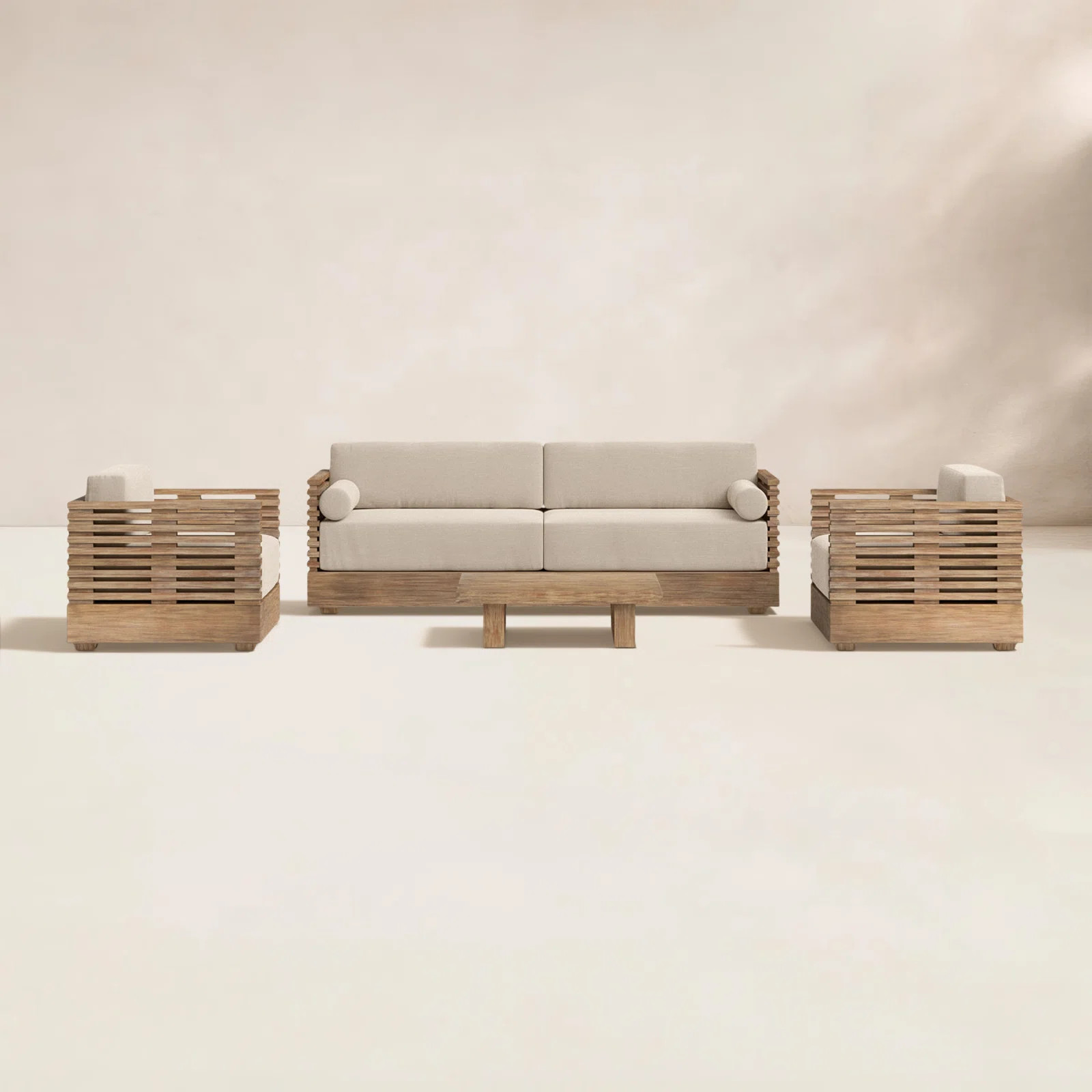 Aerilyn Eucalyptus 5 - Person Patio Conversation Set with Cushions | Joss & Main