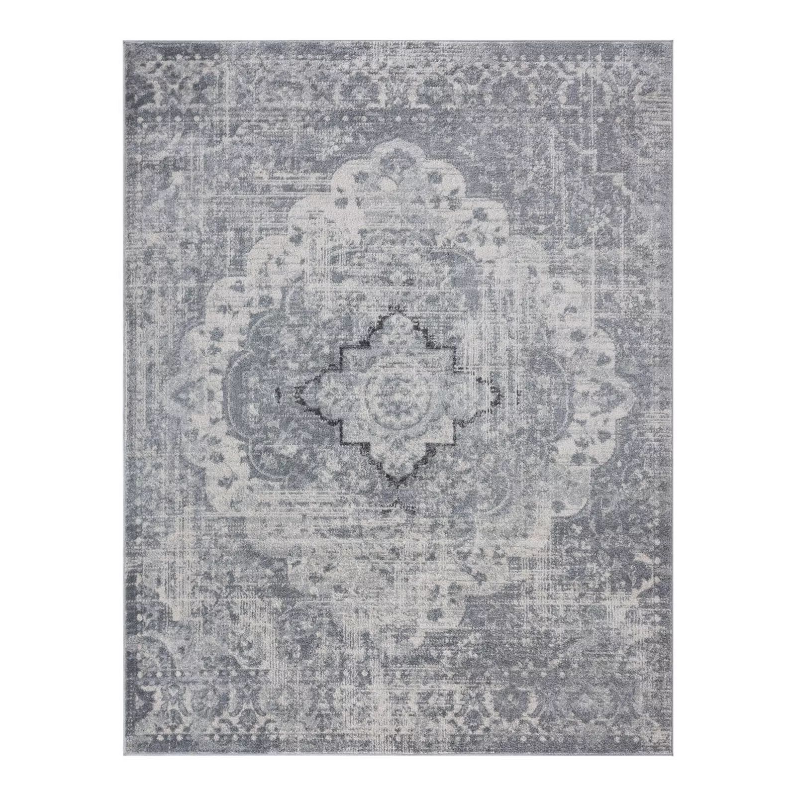KHL Rugs Britney Traditional Medallion Area Rug, Grey, 9X12 Ft | Kohl's