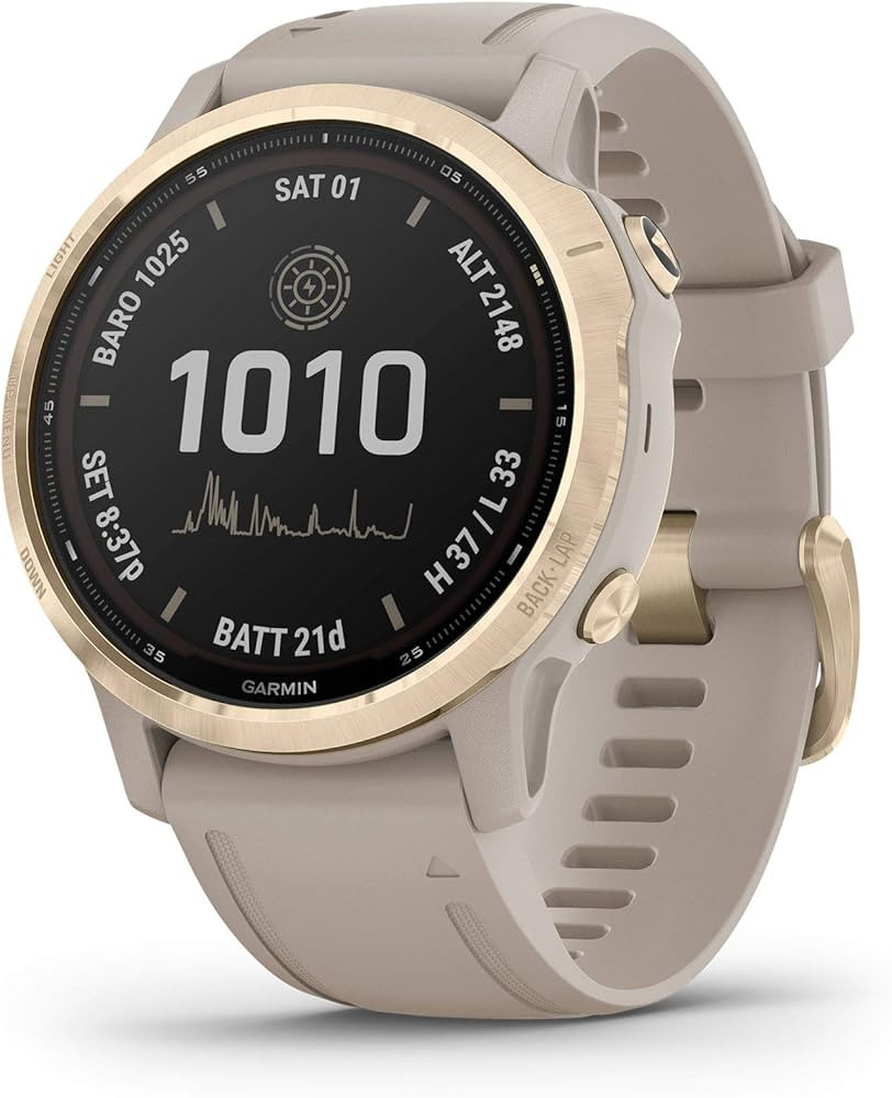 Garmin fenix 6s Pro Solar, Smaller-Sized Multisport GPS Watch with Solar Charging Capabilities, A... | Amazon (US)
