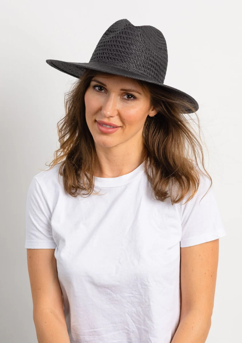 Vented Luxe Packable- Black | Hat Attack