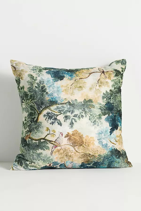 Judarn Velvet Printed Pillow | Anthropologie (US)