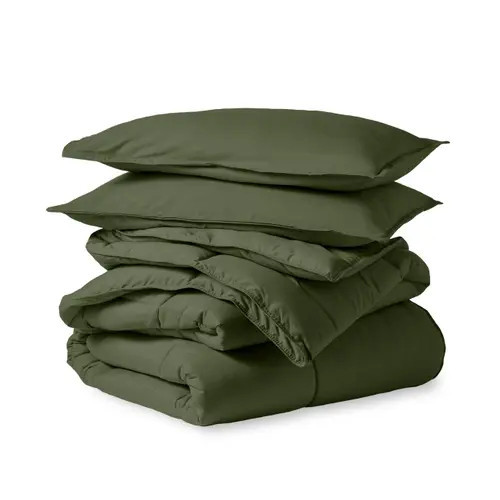 Bare Home All-Season Down Alternative Comforter Set in Cypress at Nordstrom, Size King | Nordstrom