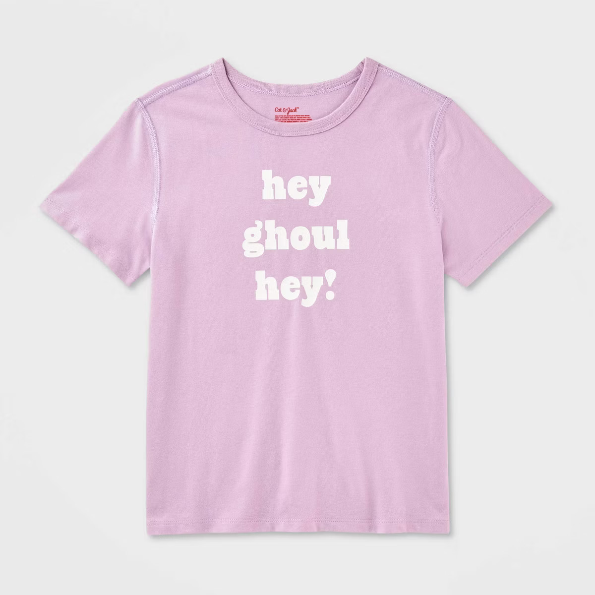 Kids' Adaptive Halloween Graphic T-Shirt - Cat & Jack™ Purple S | Target