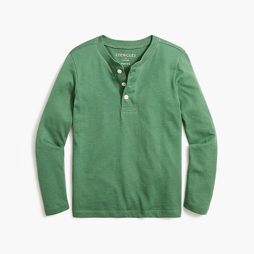 Boys' jersey henley | J.Crew Factory