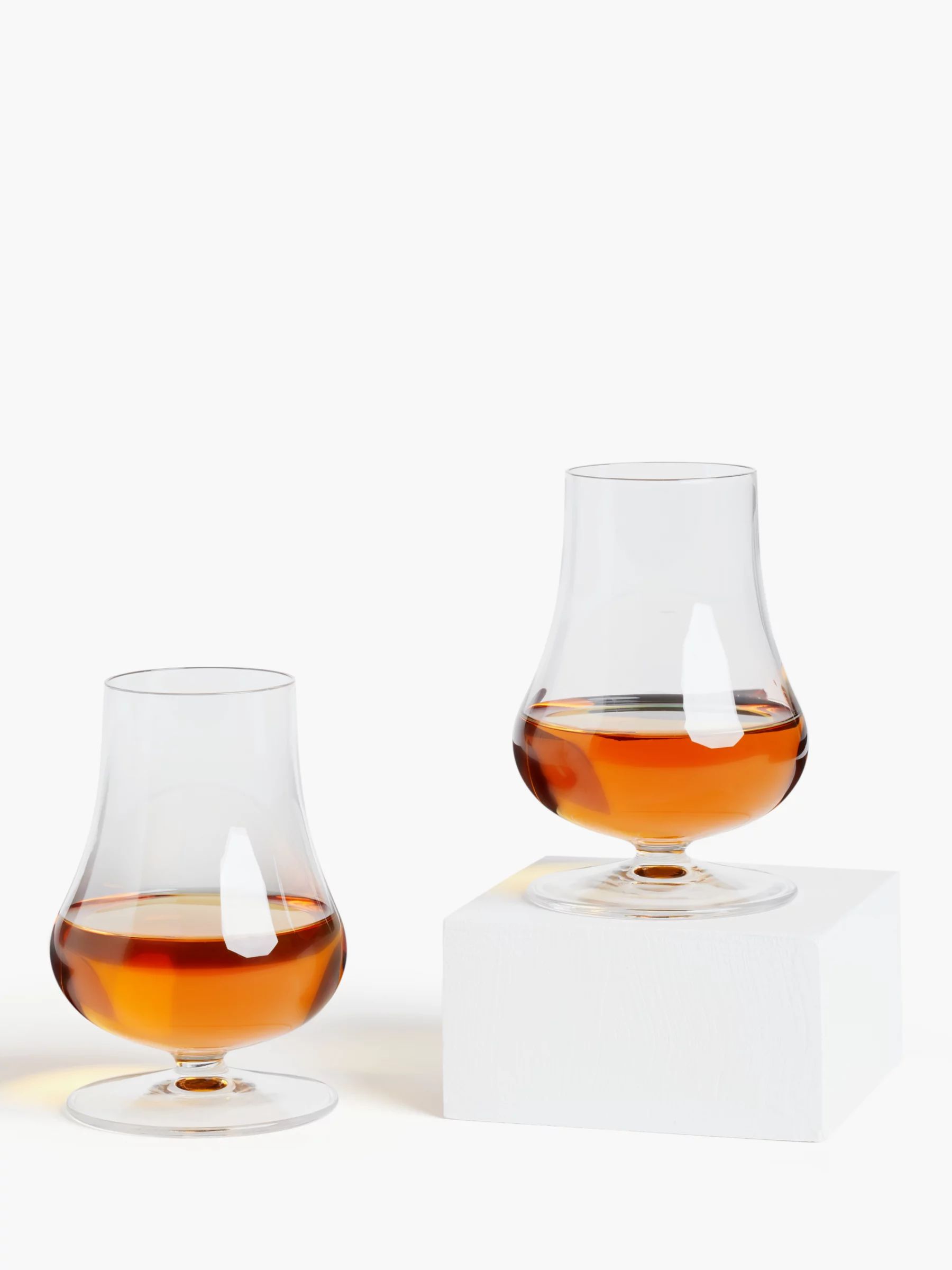 John Lewis & Partners Connoisseur Whisky Glasses, Set of 2, 230ml, Clear | John Lewis (UK)