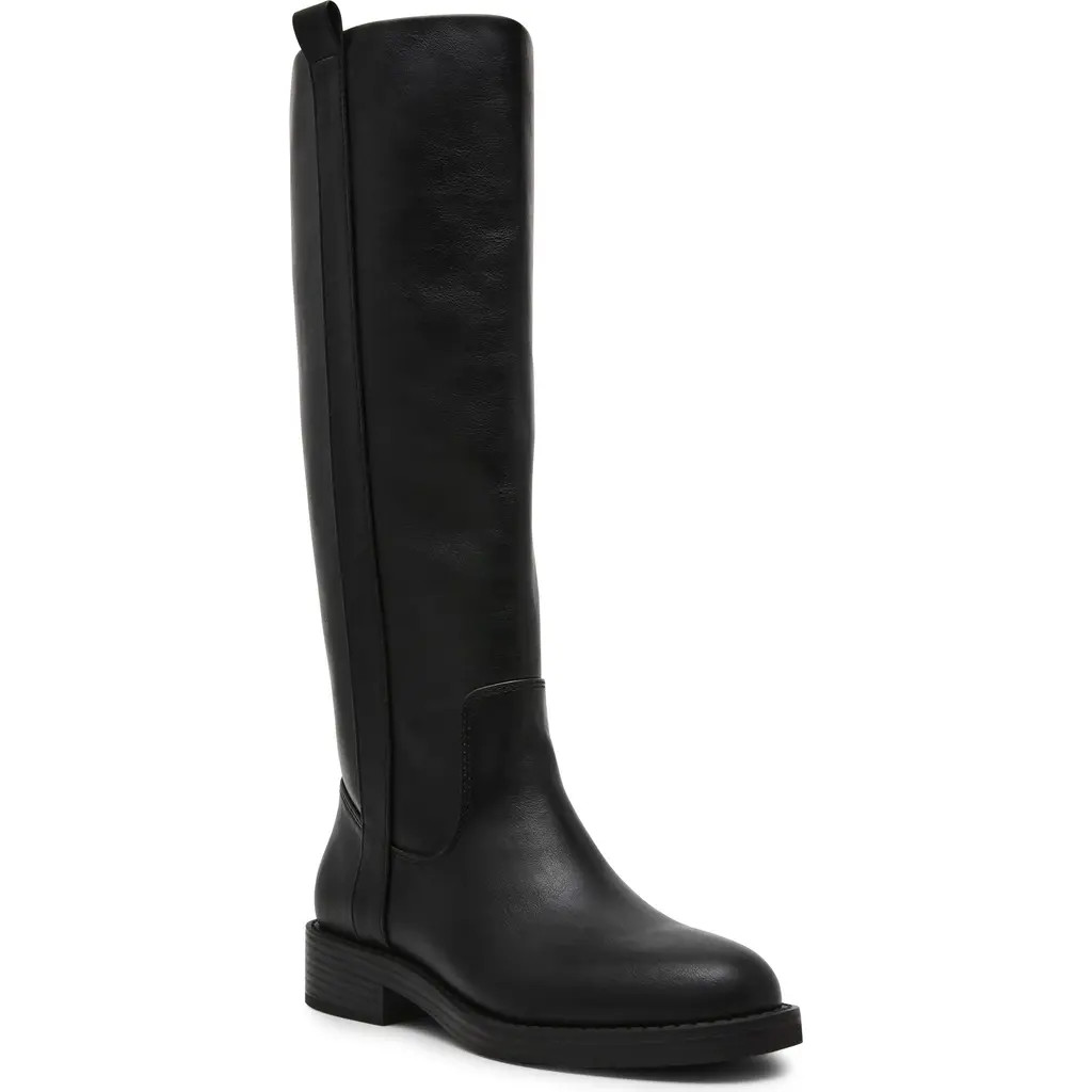 DV by Dolce Vita Pennie Tall Boot in Black Smooth at Nordstrom Rack, Size 7 | Nordstrom Rack