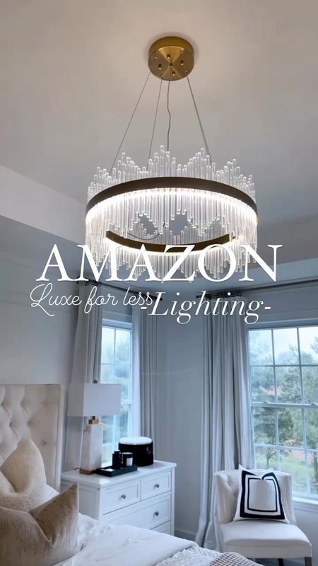 AMAZON LIGHTING IN MY HOME
Amazon home, modern lighting, floor lamp, chandelier, wireless sconces, luxe for less

#LTKHome #LTKVideo #LTKSaleAlert