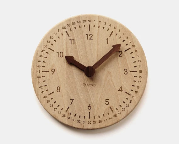 Montessori learn to tell time toy clock - Clockworks learning game  -  Educational time lesson to... | Etsy (CAD)