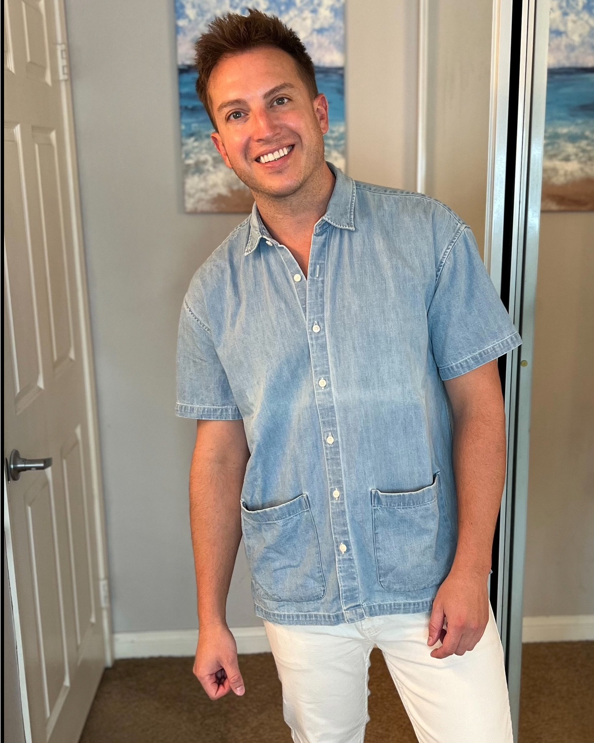 Happy 4th! Linking my outfit I’ll be wearing. Button up denim oversize (m). White denim pants straight leg 31.

#LTKMens #LTKTravel #LTKSeasonal