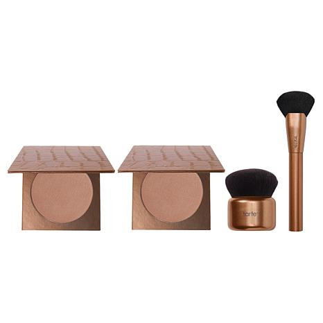 tarte Waterproof Park Ave. Princess Face & Body Bronzer 2pk w/ Brushes - 23256763 | HSN | HSN