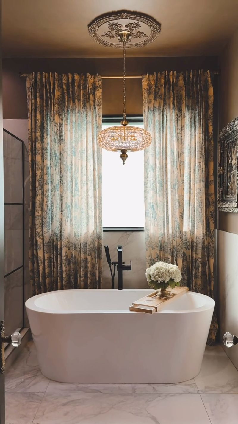 What was once a very builder grade bathroom is now full of personality, thanks to all these vintage-inspired details.  

 

#LTKselfcare #LTKHome #LTKBeauty