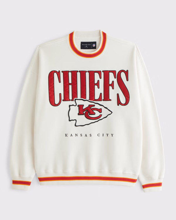 Kansas City Chiefs Graphic Crew Sweatshirt | Abercrombie & Fitch (US)