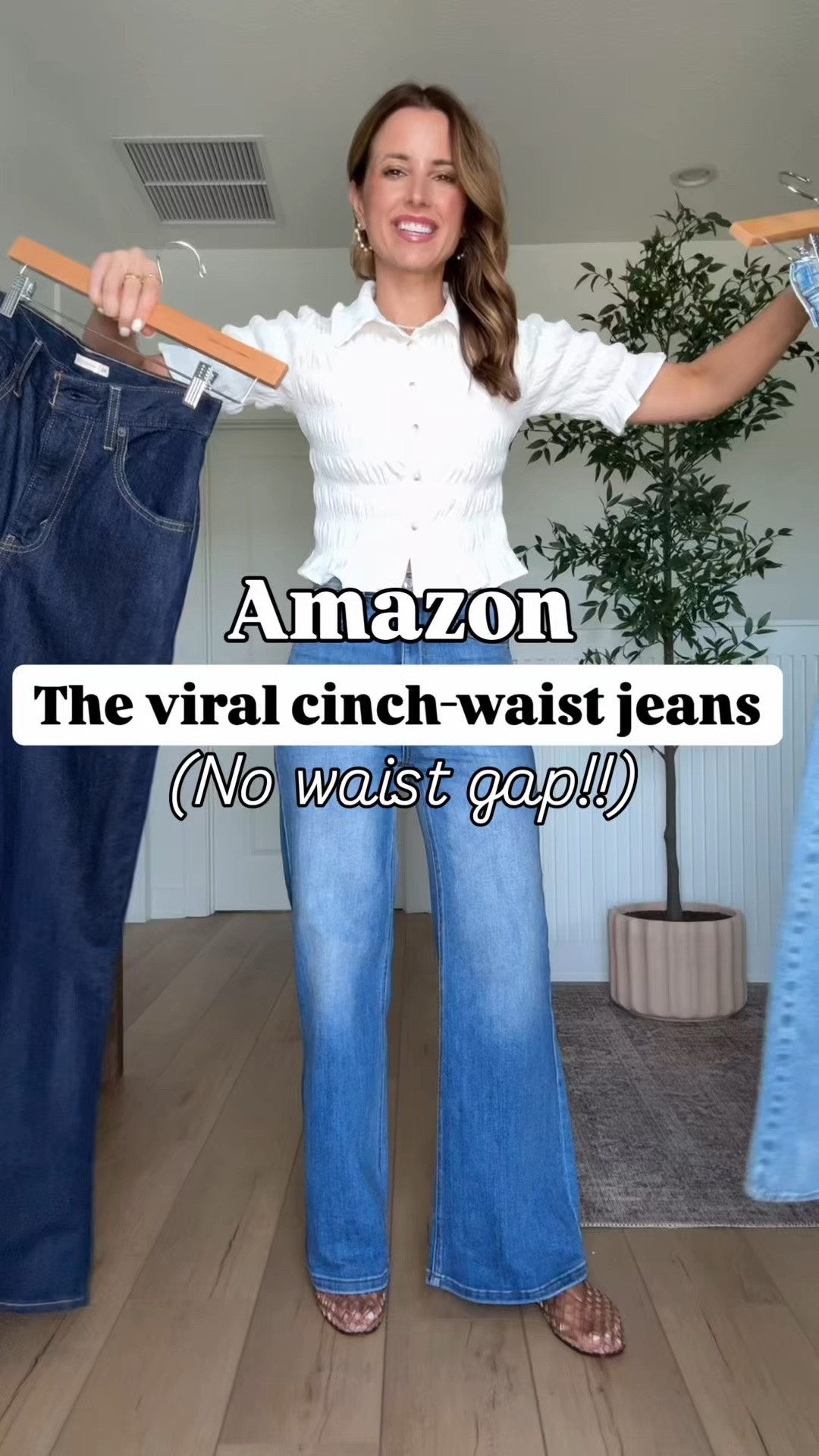Amazon Levi waist jeans that eliminate the waist gap! Wearing sz 24 in color ‘invested indigo and ‘reign of the rinse’. Perfect for date night + the office + a concert, etc. runs a little long - I need a heel with these and I am 5’3. Date night outfit. Spring outfit. Summer outfit. Concert outfit. Elevated casual. Vacation outfit. Travel outfit.

#LTKootd #LTKgrwm #LTKPetite
