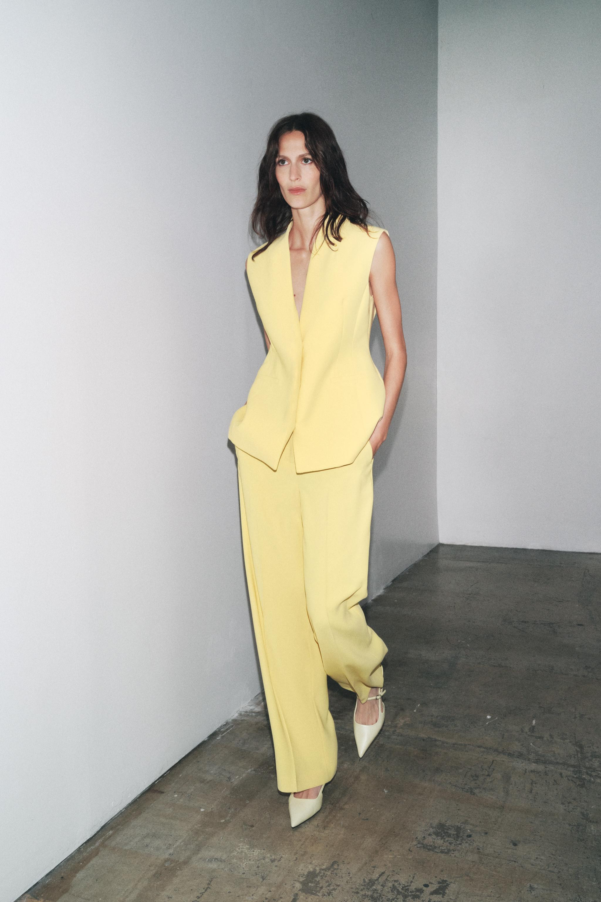 ZW COLLECTION WIDE LEG PANTS | Zara US