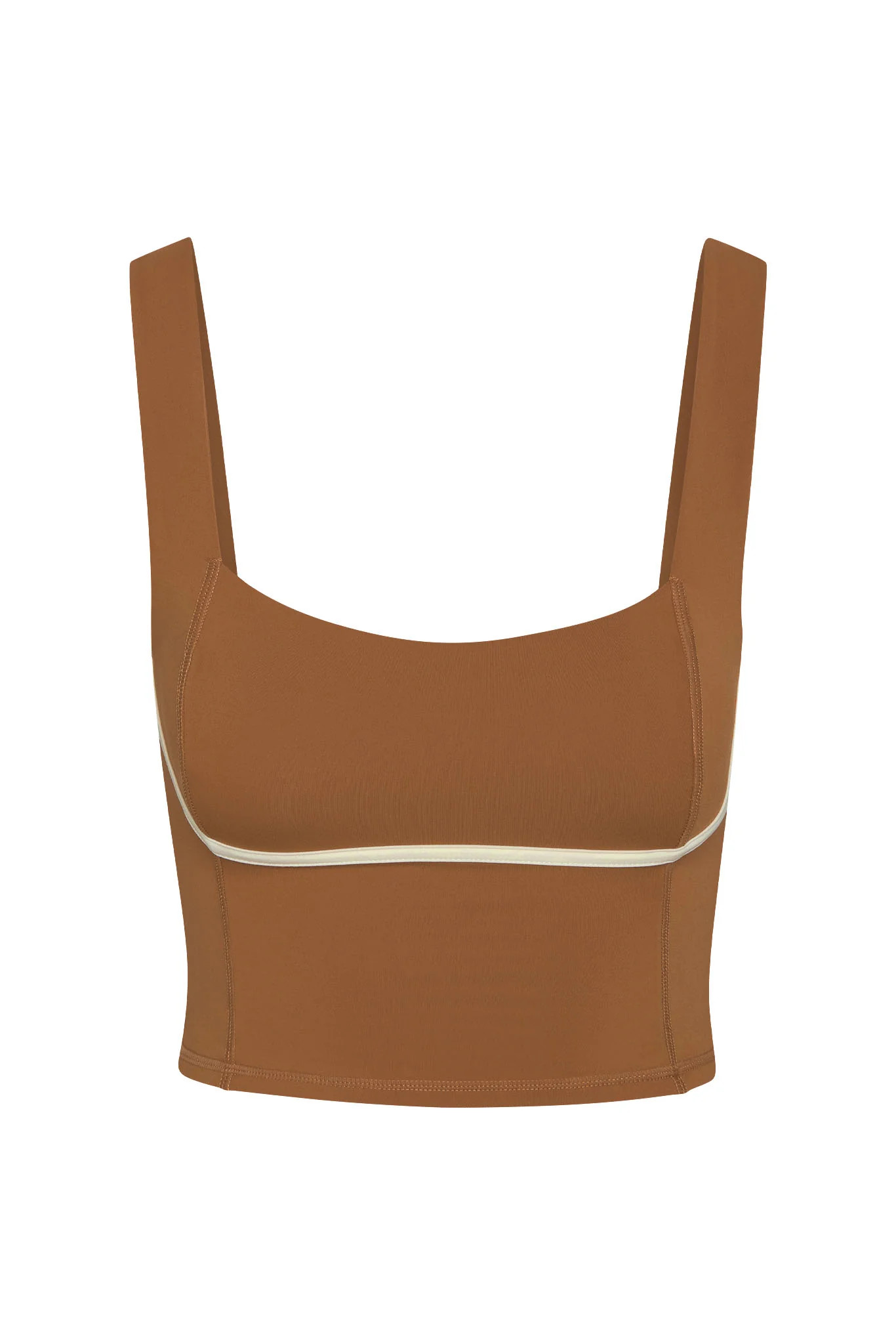 Zion Tank - Caramel/Ivory | Monday Swimwear
