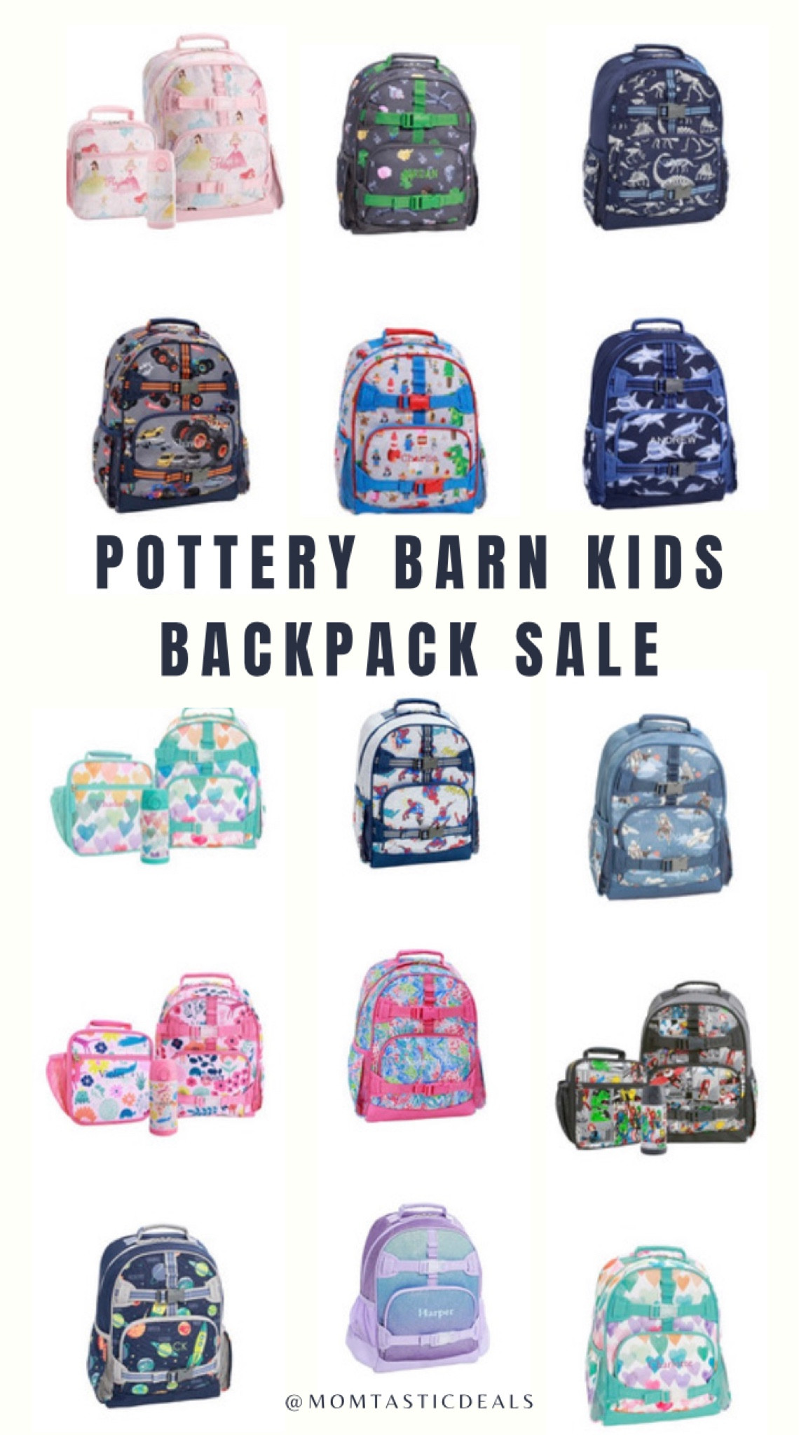 Pottery Barn Kids backpack sale. 

Back to school 

#LTKsalealert #LTKBacktoSchool #LTKkids