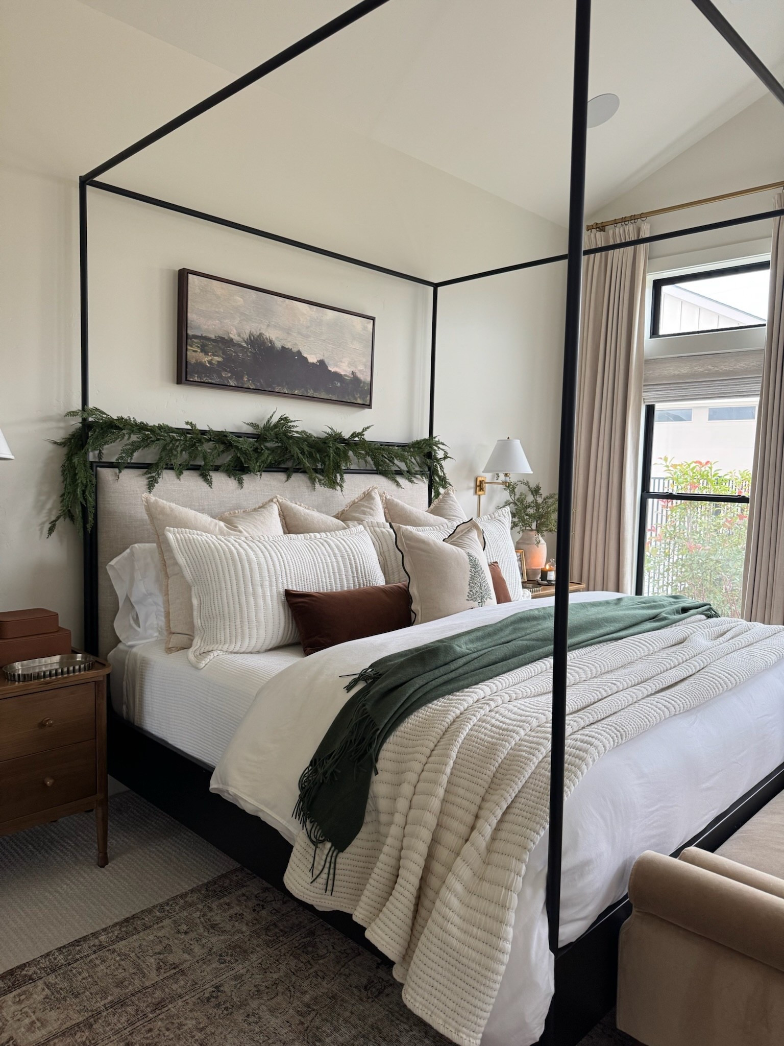 There’s something about cold, gloomy weather that makes me want the clean look of white bedding… but with all the cozy layers. 🤍 These @onequince textures add the perfect romantic, festive touch, and this look will carry on long after the holidays are over! 🤩Crisp white sheets, my favorite bestselling coverlet, fluffy down duvet, green cashmere and chestnut velvet lumbar 😍😍I truly can’t pick a favorite!

#quincepartner 


#LTKHome #LTKHoliday