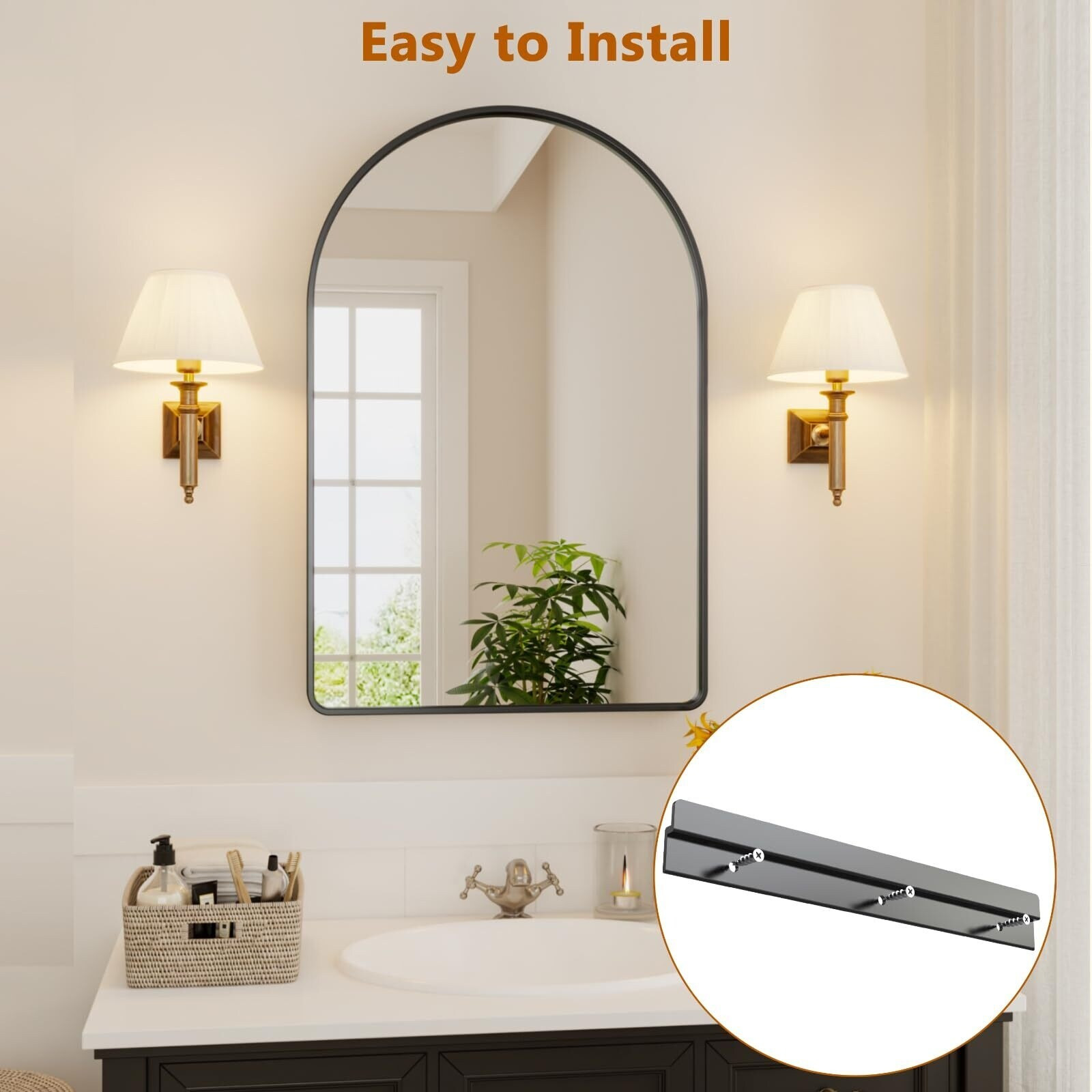 Arched Mirror, Bathroom Mirrors for Over Sink,Arched Wall Mirror | Bed Bath & Beyond