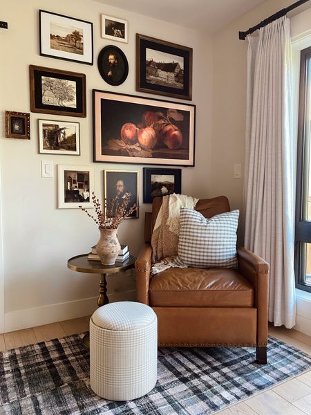Our new plaid rug makes this space extra cozy.

#LTKstyletip #LTKhome #LTKSeasonal