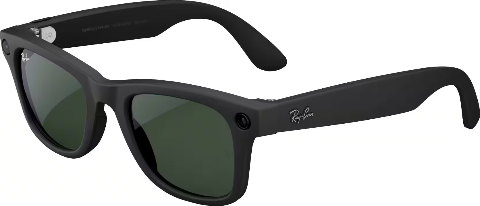 Ray-Ban Meta Wayfarer Smart Glasses with Meta Ai, Audio, Photo, Video Compatibility Clear to Gree... | Best Buy U.S.