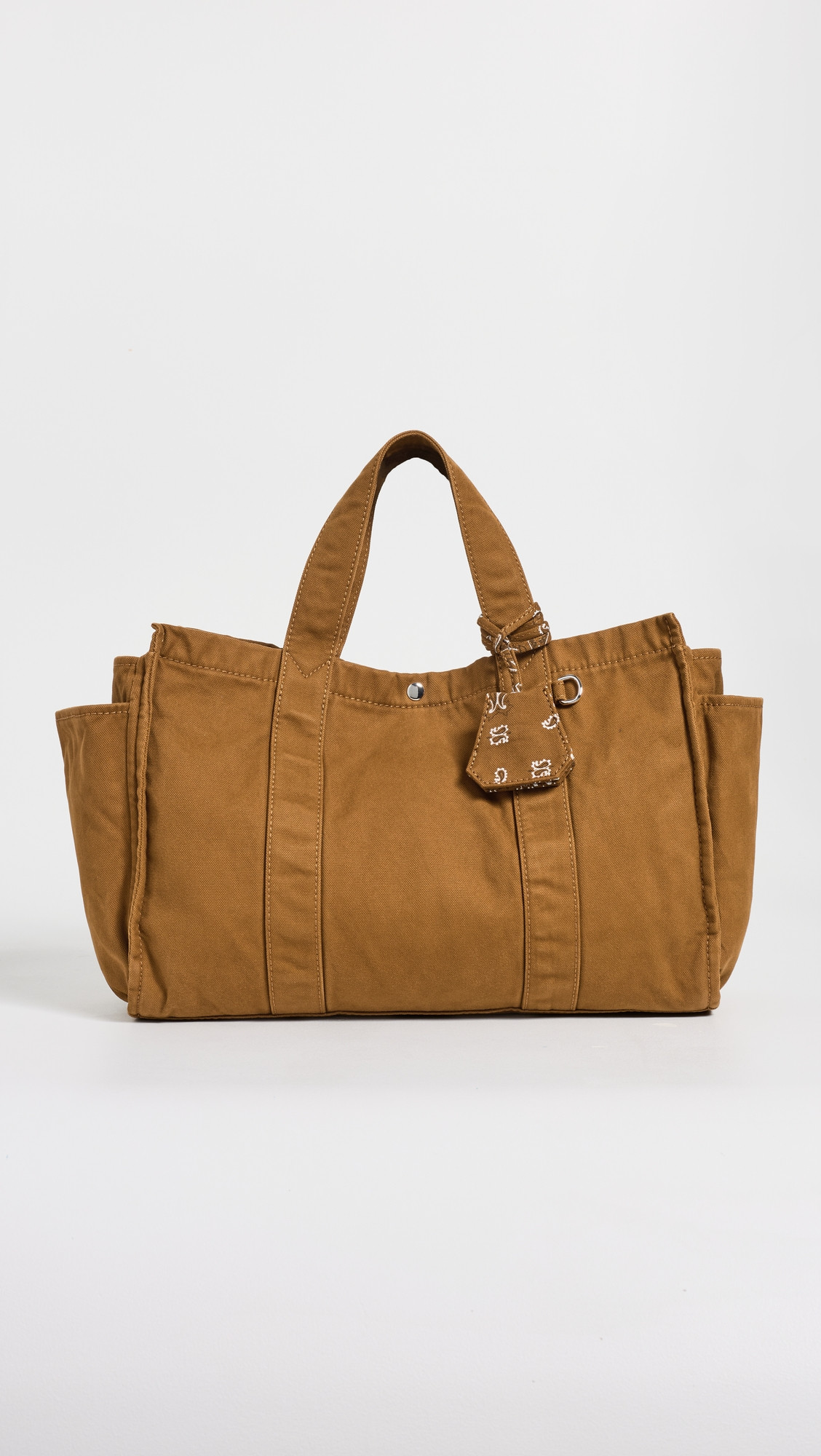 Madewell Large Washed Canvas Tote Warm Chestnut One Size | Shopbop