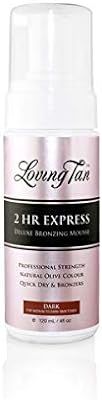 Loving Tan 2 Hr Express Deluxe Bronzing Mousse - Dark | Amazon (US)