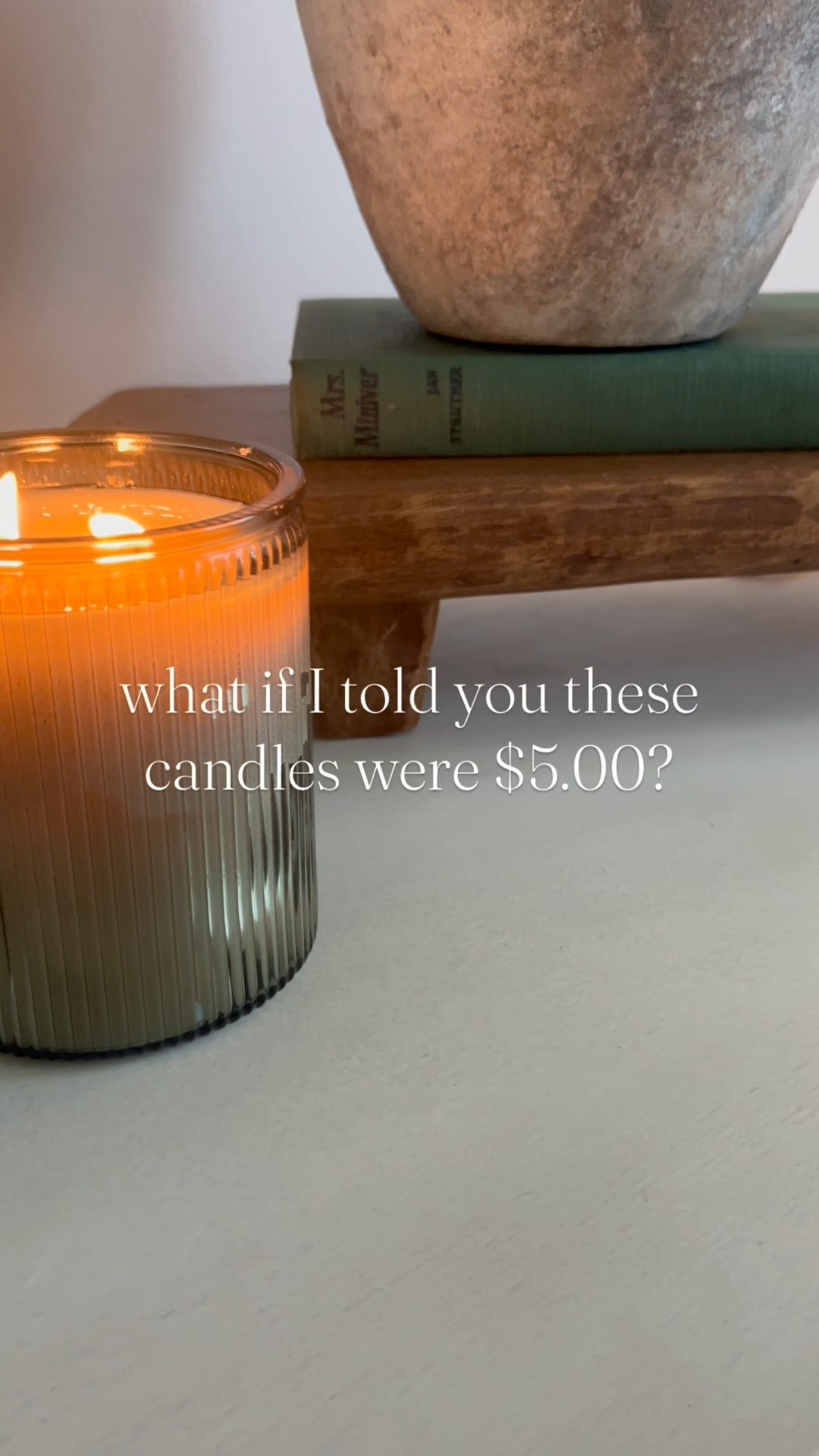 Anthro candles, inexpensive home decor, ribbed candle, candle, coastal grandmother, coastal style, home, home decor, candle decorative, ribbed glass, cottage core, cottage decor, modern cottage decor, Walmart candles, cheap candles, best candles, bedroom decor, home styling

#LTKHome #LTKFindsUnder50 #LTKGiftGuide