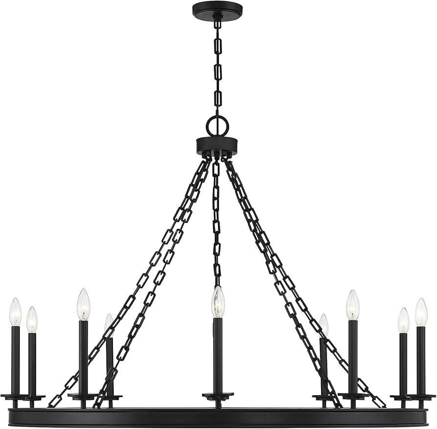 Savoy House 1-4405-10-89 Seville Chandelier, 10-Light 600 Total Watts, Matte Black | Amazon (US)
