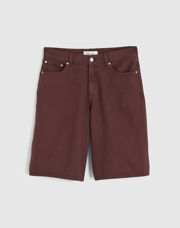 The V-Waist Bermuda Short in Airy Denim | Madewell