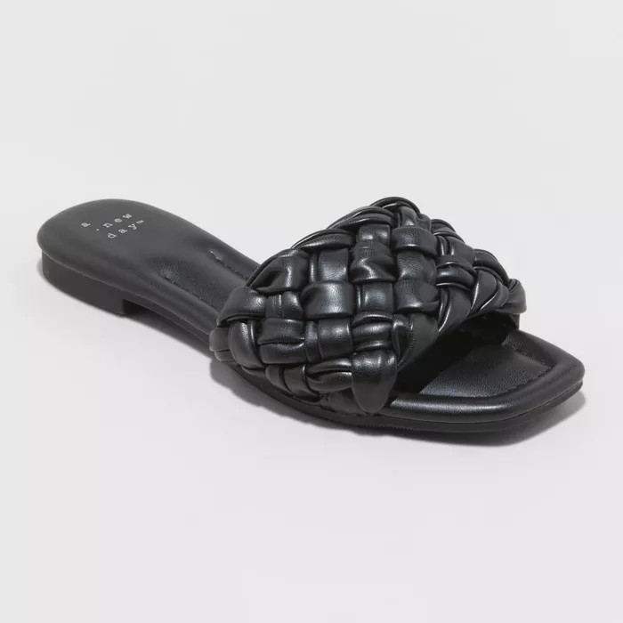 Women's Carissa Woven Slide Sandals - A New Day™ | Target