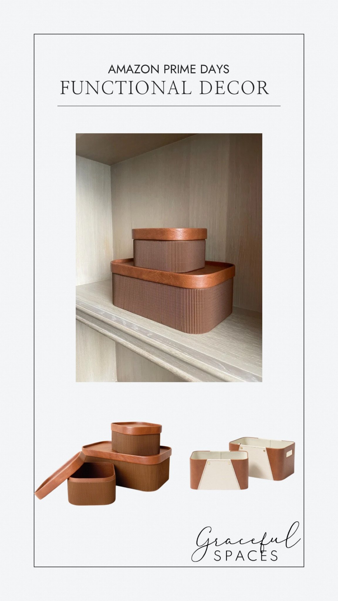 Amazon Prime Days sale! 

Some of our favorite functional decor for home organization 

#LTKSummerSales #LTKHome #LTKSaleAlert