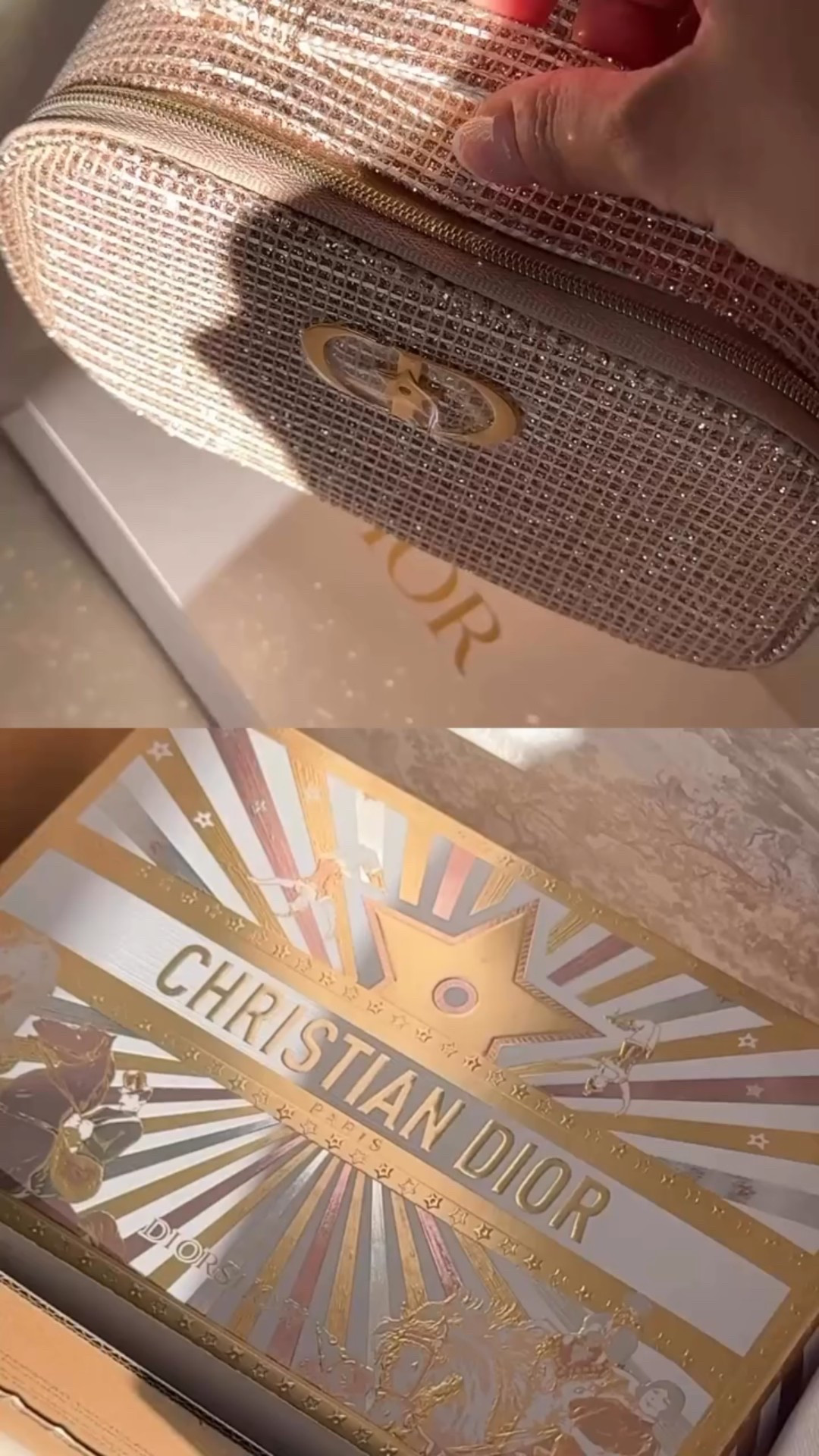 10 days of Christmas unboxing - Day 1 

Dior Christmas magic ✨🎄

Unboxing Les Essentiels — Volume & Definition, the perfect holiday duo for lifted, defined, elegant lashes.

If you’re looking for a luxe beauty gift this season (or a treat for yourself), this Dior set is such a beautiful pick. The limited-edition makeup pouch that comes with it is absolutely a must-have. Look how it sparkles ✨ 

#DiorBeauty #HolidayGiftIdeas #ChristmasUnboxing #BeautyUnboxing #LuxuryBeauty