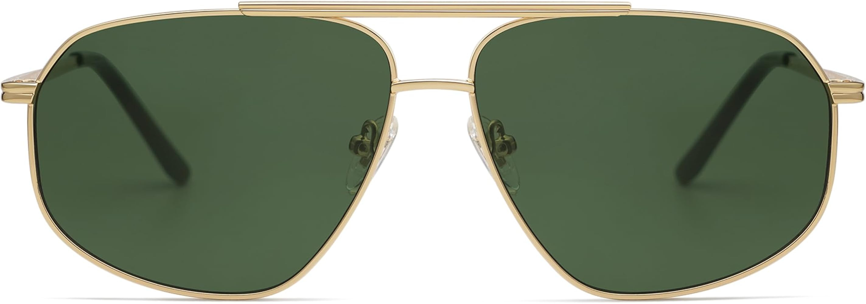 SOJOS Classic Retro Hexagonal Aviator Sunglasses for Women Men Vintage Polygon Sunnies SJ1200 | Amazon (CA)