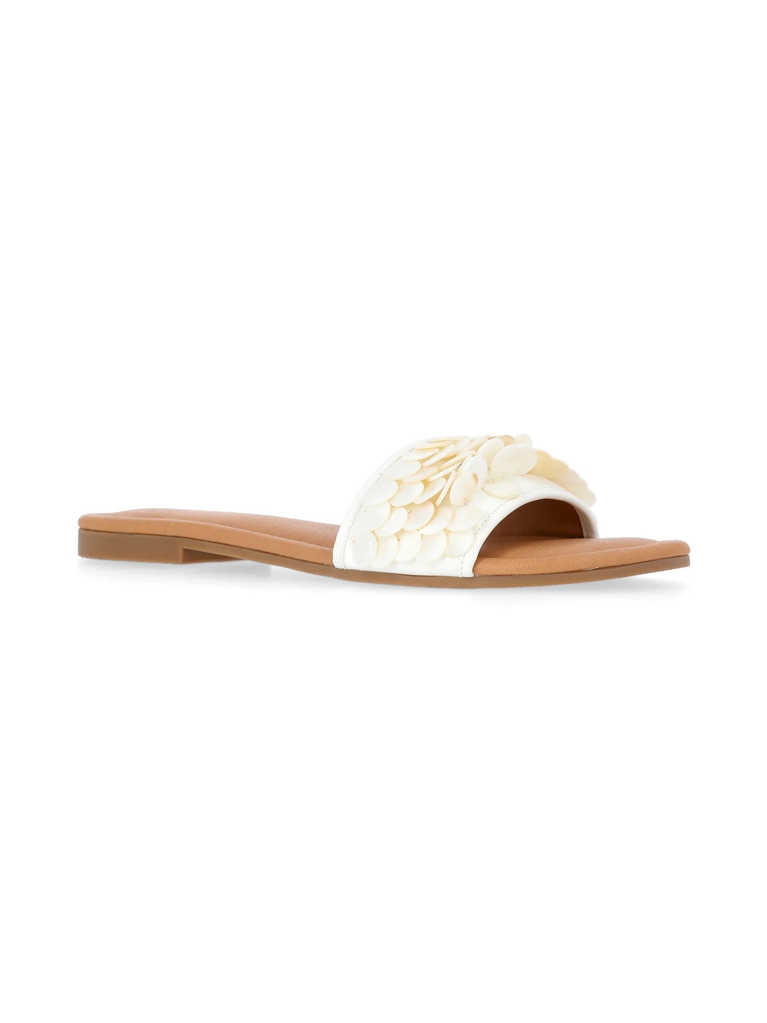 Time and Tru Women's Shell Slide Sandals | Walmart (US)
