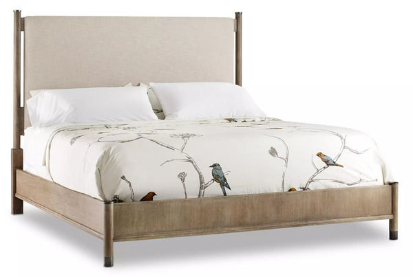 Affinity Queen Oak Upholstered Bed | Scout & Nimble