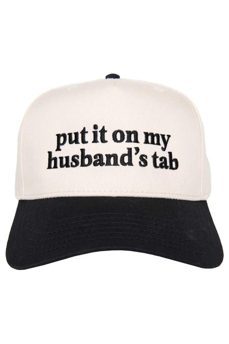 Put It On My Husband's Tab Two-Toned Vintage Hat | Katydid.com